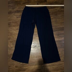 J Crew navy beach pants size Large
